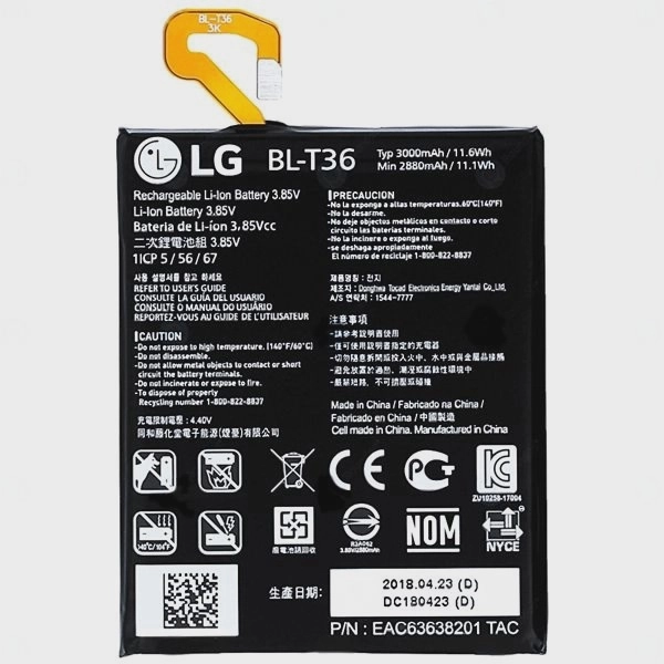 Ba-teria Bl-t36 Compatível Com LG K11 Original 