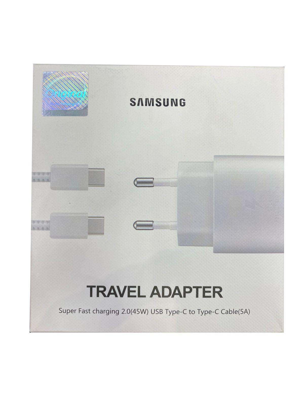 Carregador Samsung 45w Super Turbo Usb C Rápido Original