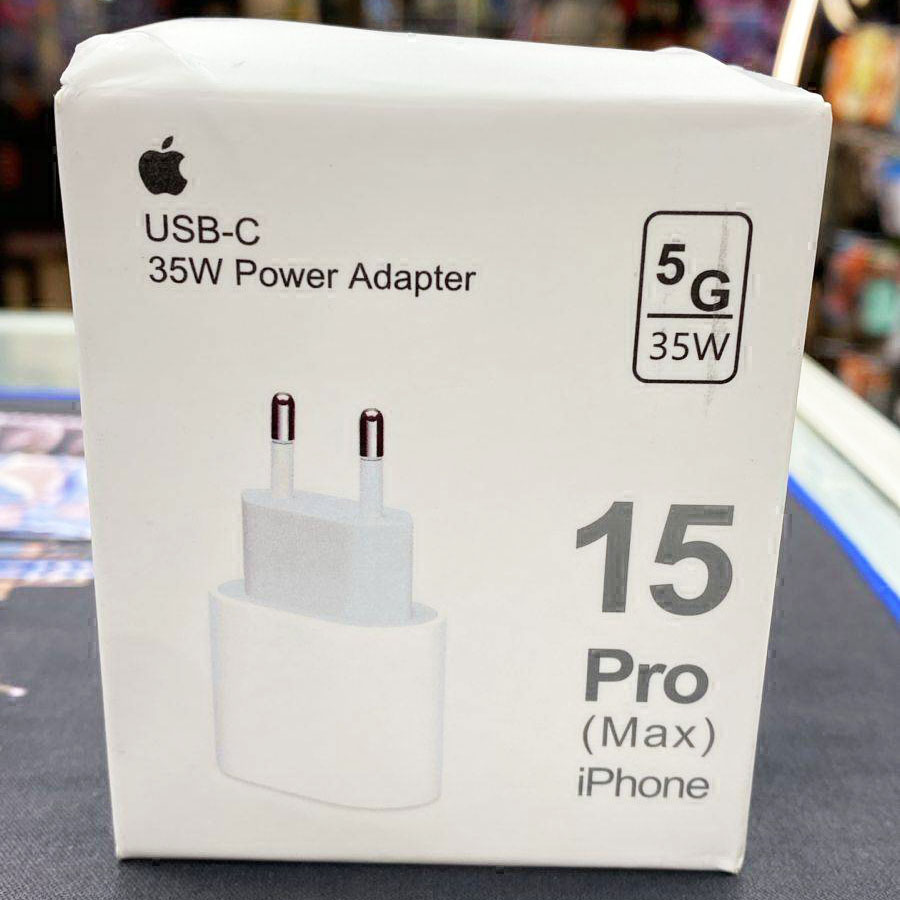 Fonte Turbo Carregador 35w P/ iPhone 15, 15 Pro E 15 Pro Max