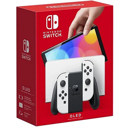 NINTENDO SWITCH OLED 64GB SEMI-NOVO DESBLOQUEADO 