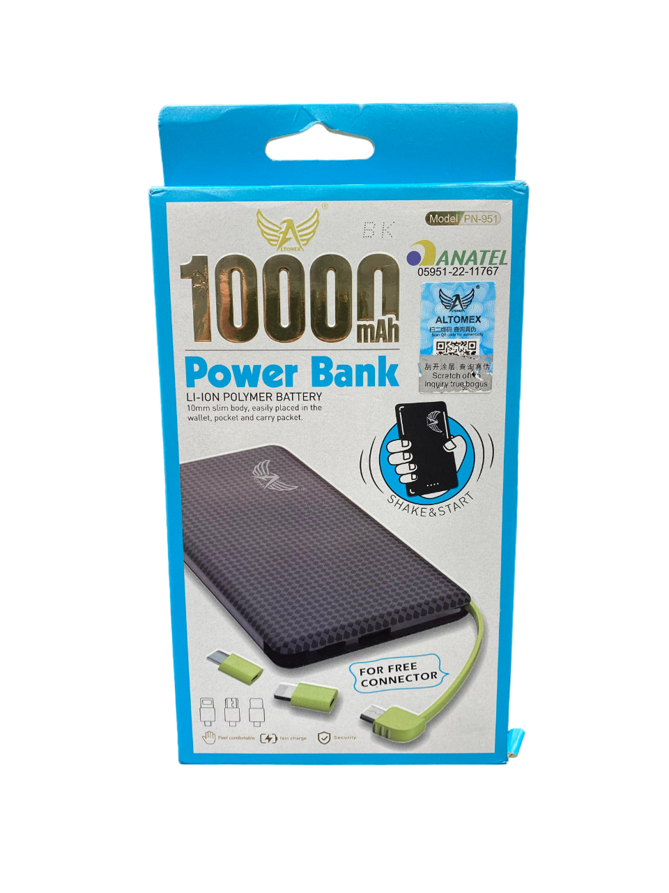 POWERBANK 10000mAh Altomex PN-951