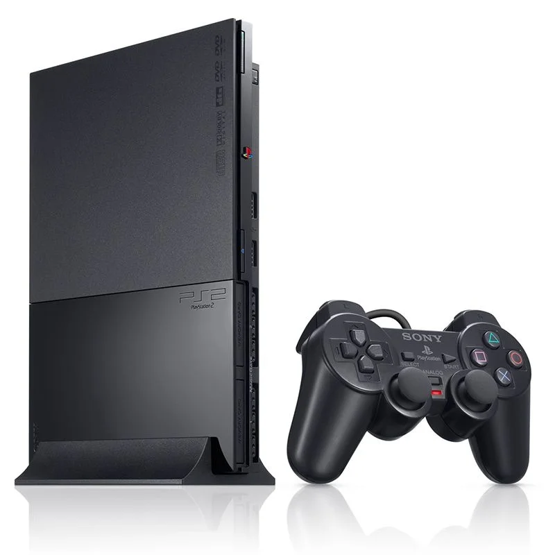 PS2 SLIM-SEMI-NOVO -DESBLOQUEADO COM 3 JOGOS A ESCOLHA
